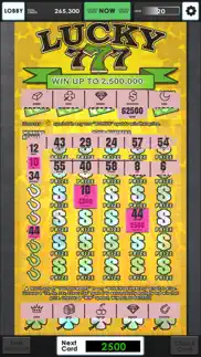 lucky lottery scratchers iphone screenshot 2