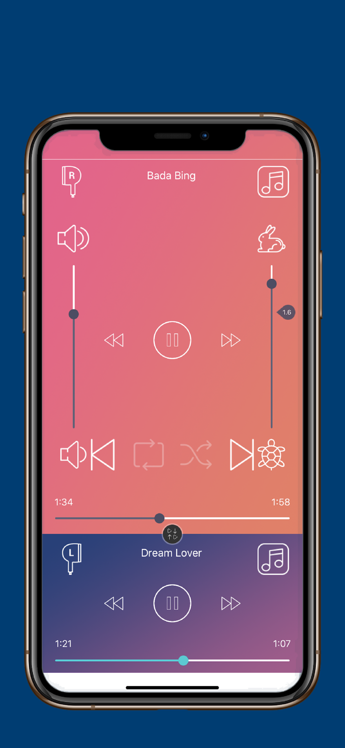 MusicDuo  Dual Songs Player