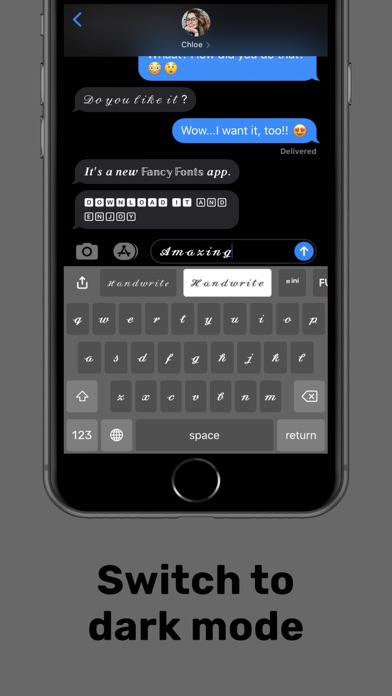 Fonts Aesthetic Fancy Keyboard Screenshot