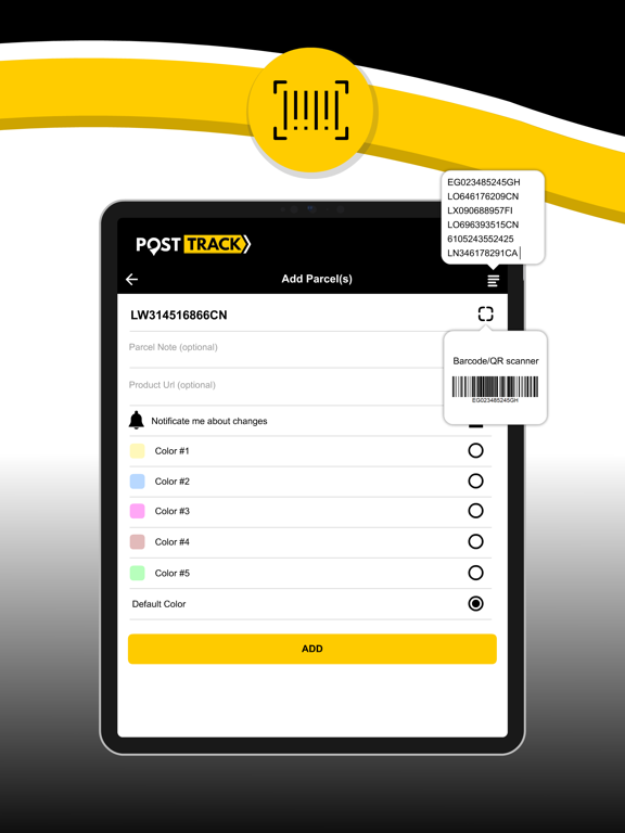 Post Track iPad screenshot 4 - Productivity app