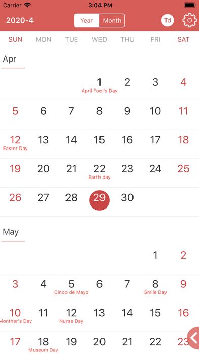 Calendar Planner - Reminder Screenshot