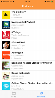 Indian Desi RADIO & Podcasts screenshot 3