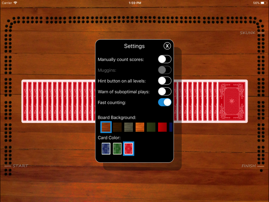 Cribbage Classic iPad screenshot 5 - Games app