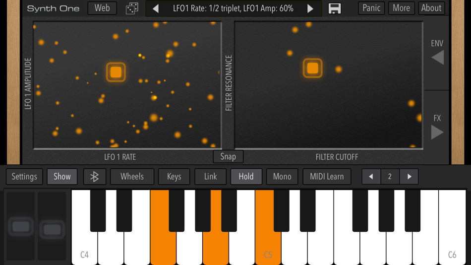 #5. AudioKit Synth One Synthesizer (iOS) 由: AudioKit Pro