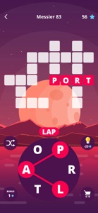 Space Words: Crossword Puzzles screenshot #2 for iPhone