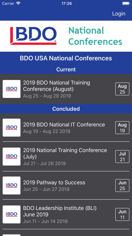 BDO USA National Conferences