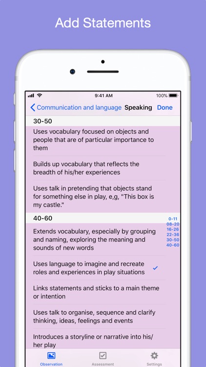 Target Tracker Observations