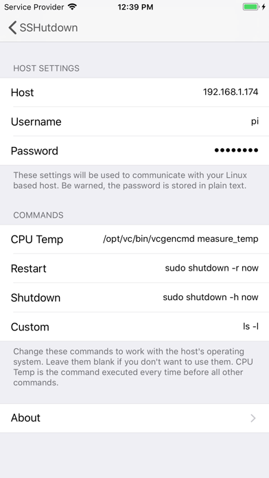 Screenshot #2 pour SSHutdown