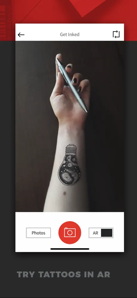INKHUNTER PRO Tattoos try on