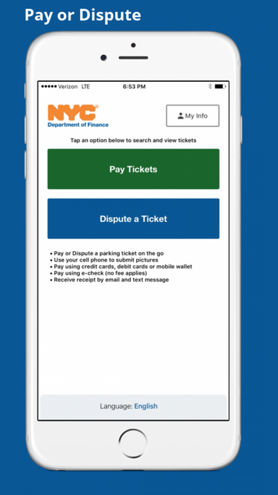 NYC Pay or Dispute Screenshot