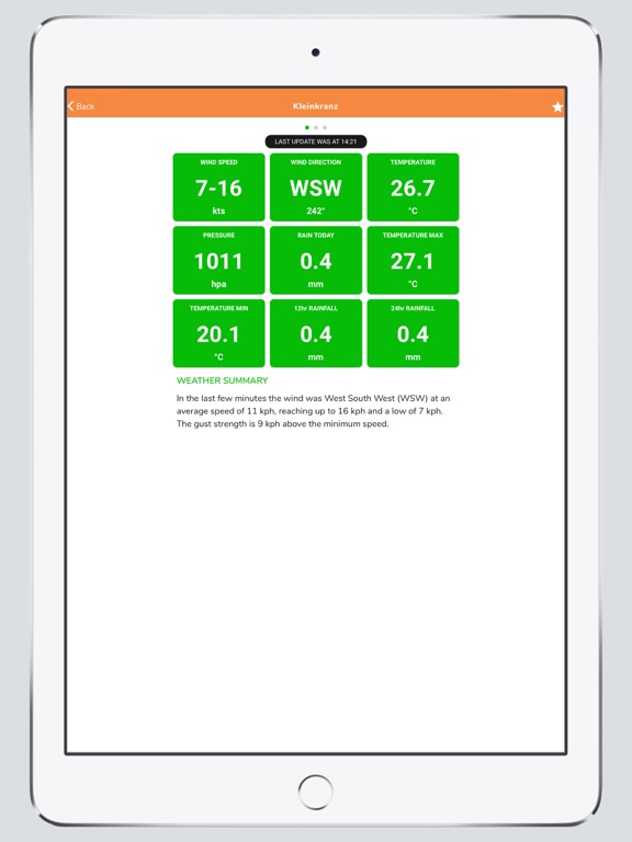 iWeathar Lite iPad screenshot 6 - Weather app