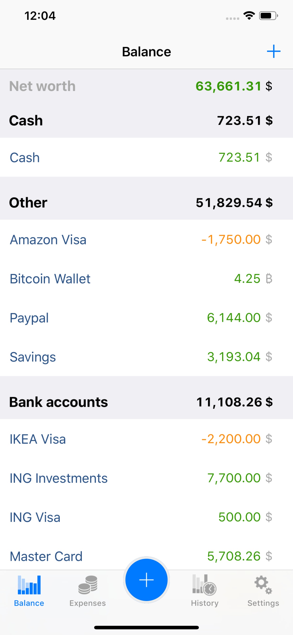 HomeMoney: personal finance