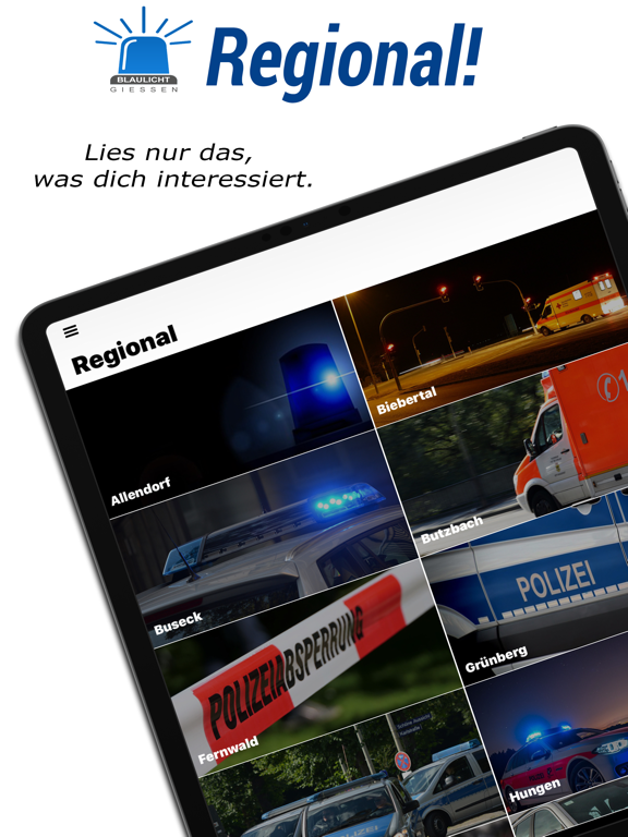 Screenshot #6 pour Blaulicht Gießen News