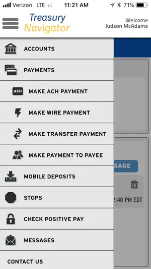 Treasury Navigator Mobile screenshot 3
