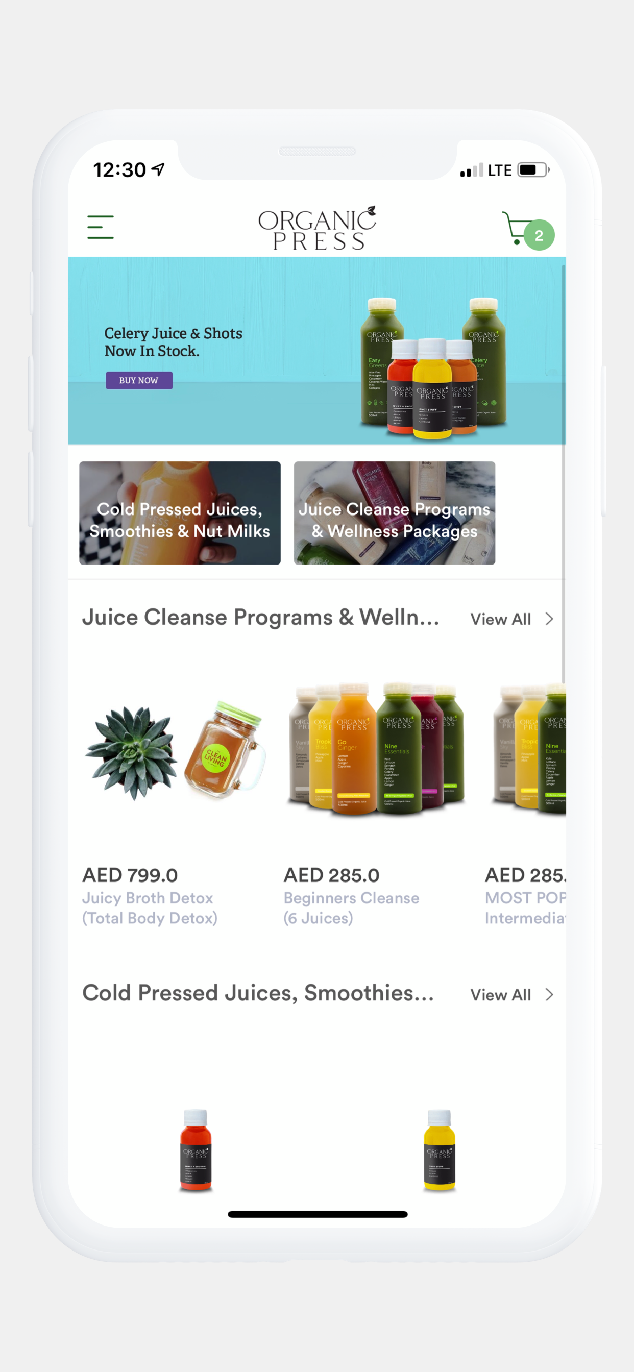 Organic Press Juices