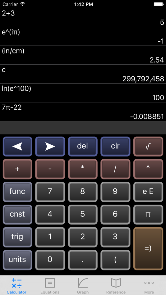 #1. EduCalc (iOS) 由: William Jockusch