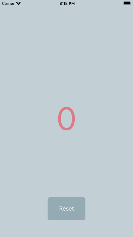 #1. Counter - Tally (iOS) By: Asmaa Almarrikhi