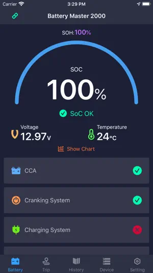 Battery Master 12V screenshot 1
