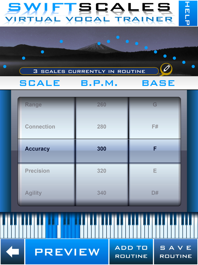 ‎SWIFTSCALES Vocal Trainer Capture d'écran