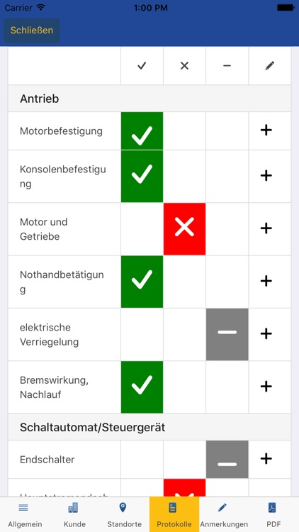 Türen und Tore Prüfer