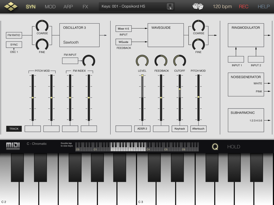 #1. Tera Synth (iOS) 由: Harry Gohs