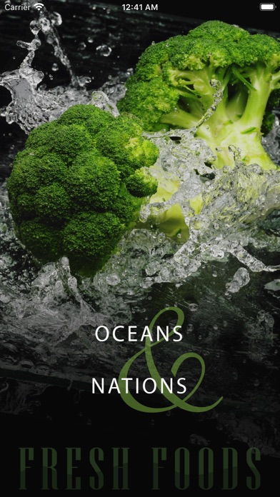 Oceans & Nations Fresh Foods Screenshot