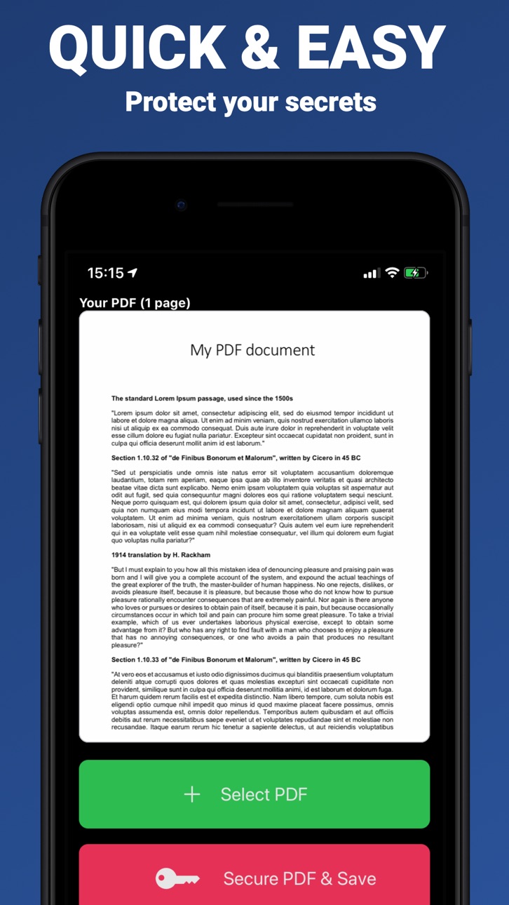 iPhone screenshot