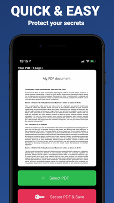 PDF Secure screenshot 4
