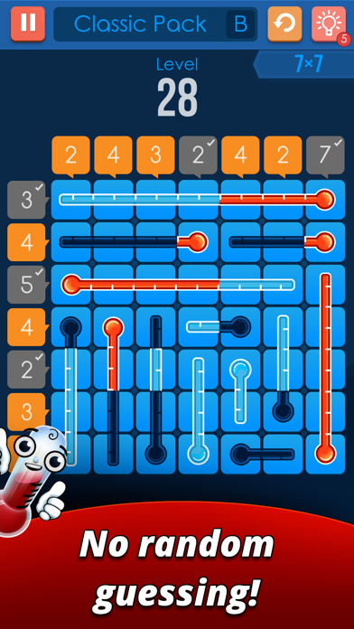 Grids of Thermometers Screenshot