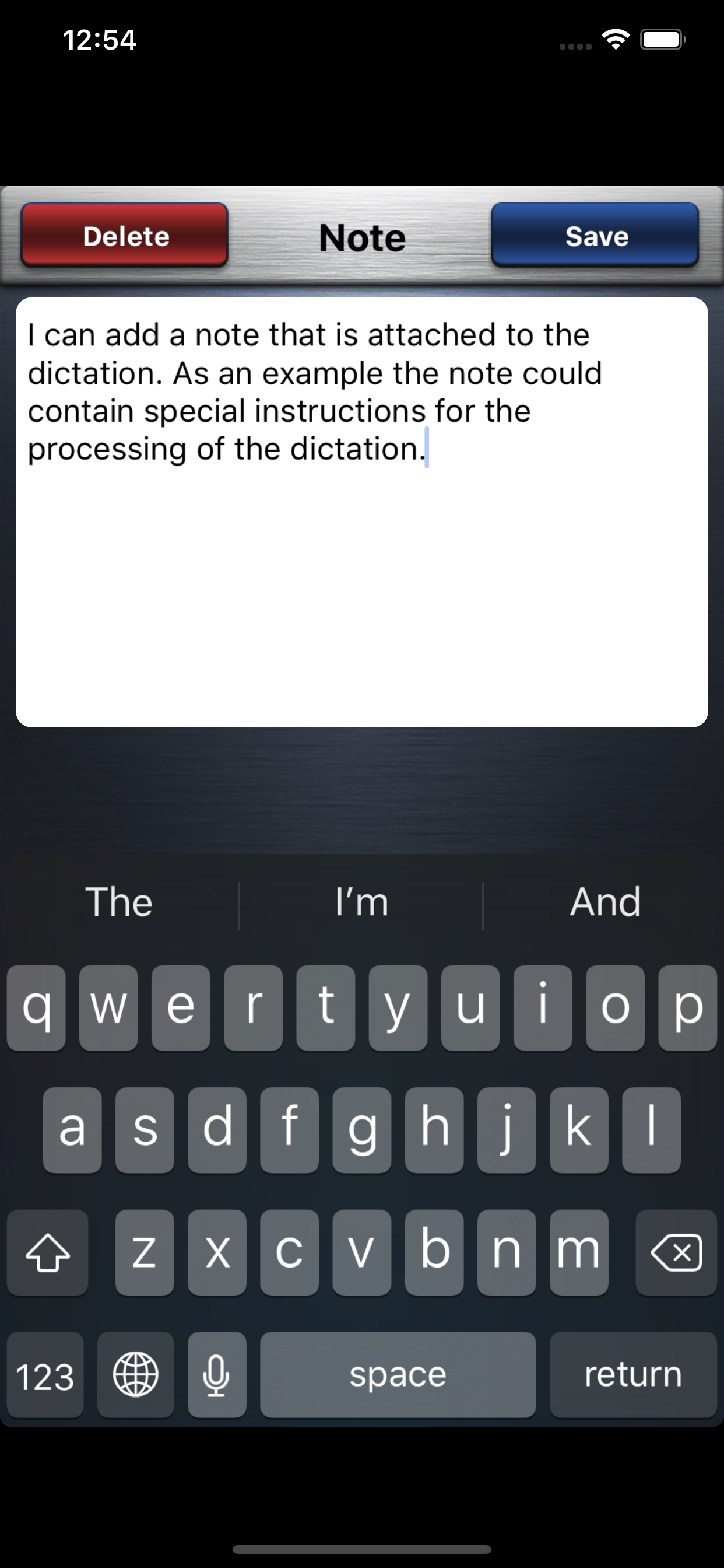 MIRSK Dictation+