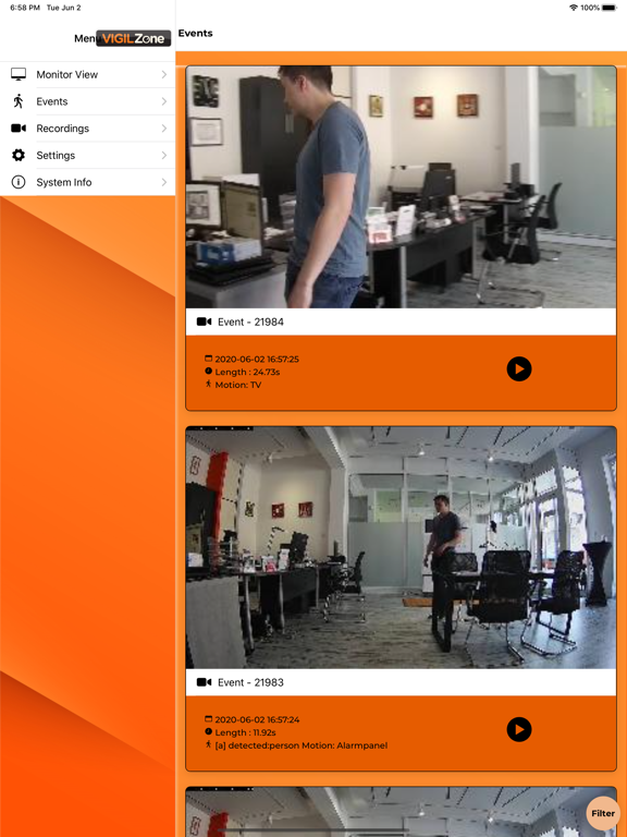 Screenshot #6 pour VigilZone Pro