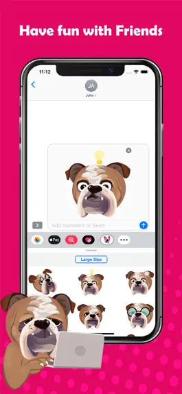 Game screenshot BullMoji for Bulldog Lovers hack