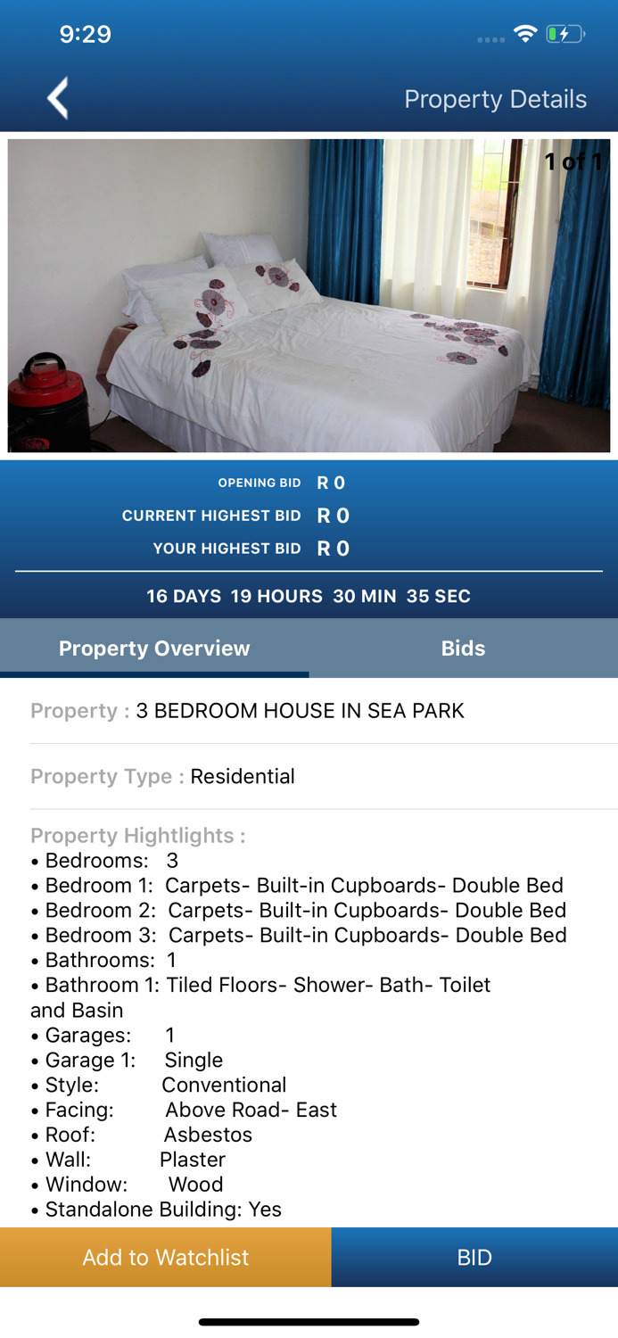 Instant Property Auction