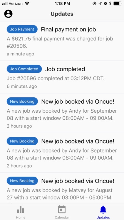 Oncue - We book for you