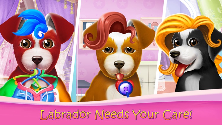 Fluffy Labrador Puppies Salon screenshot-3