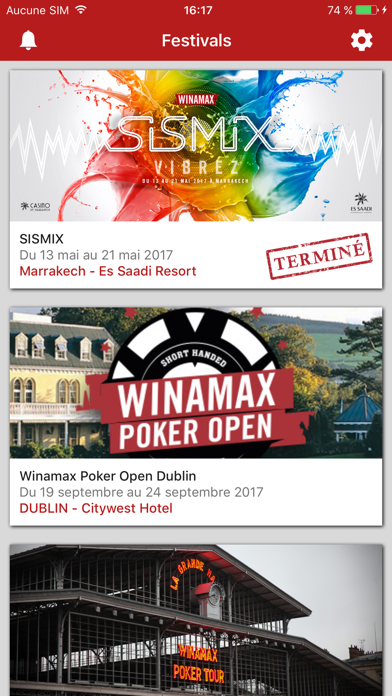 Winamax Live Screenshot