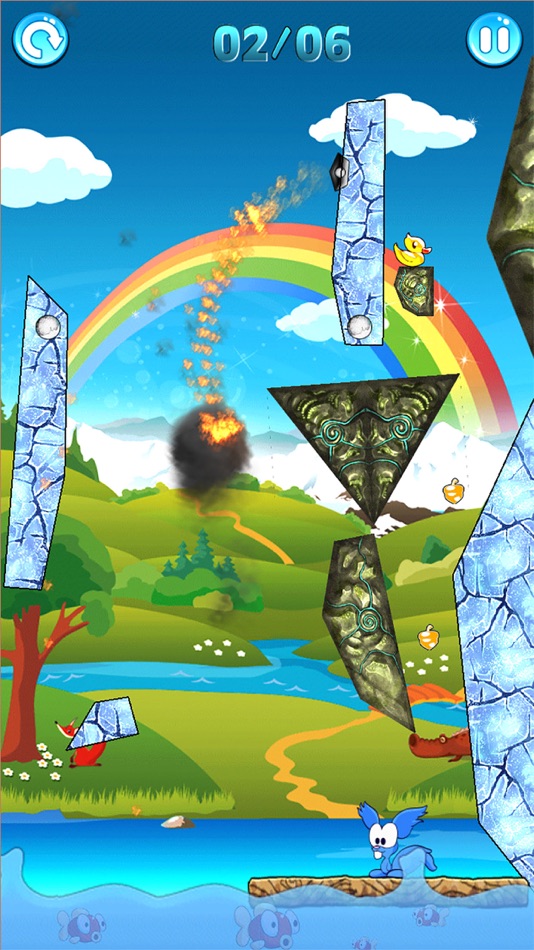 #4. Slice the Ice - Physics Game (iOS) 由: Axel Friedrich