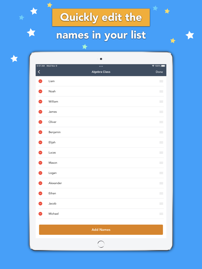 Random Name Picker and Generator