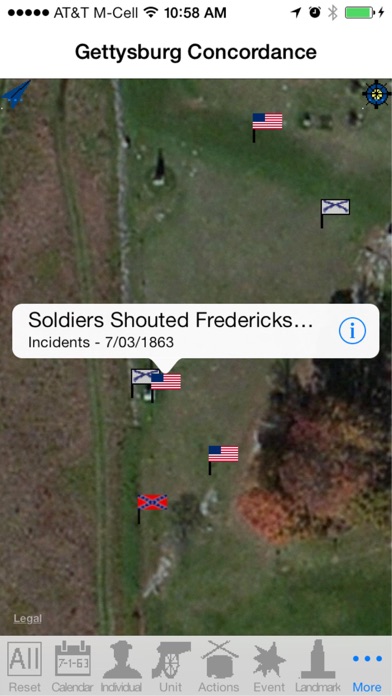 Gettysburg Concordance Screenshot