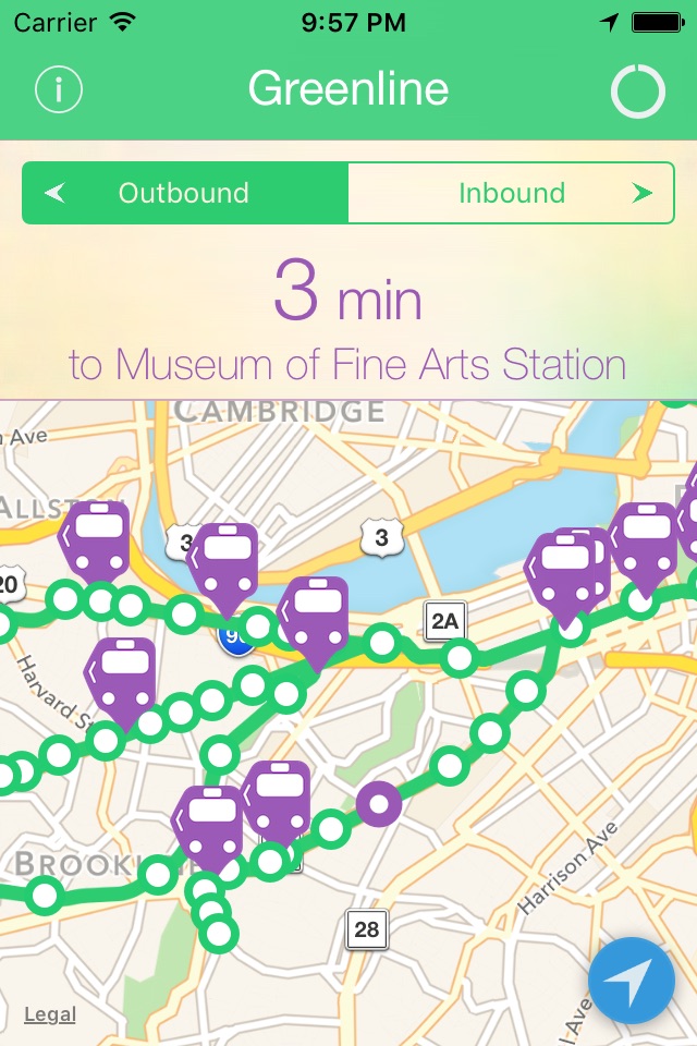 Greenline - MBTA Tracker screenshot 3