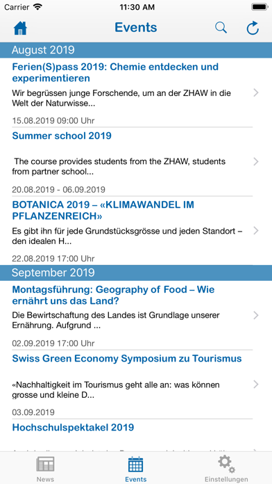 ZHAW LSFM Screenshot