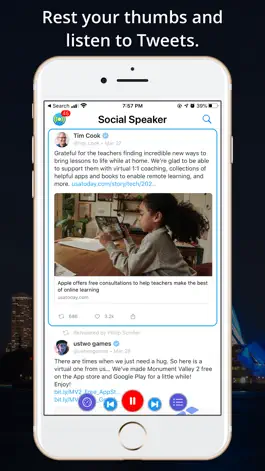 Game screenshot Social Speaker for Twitter mod apk