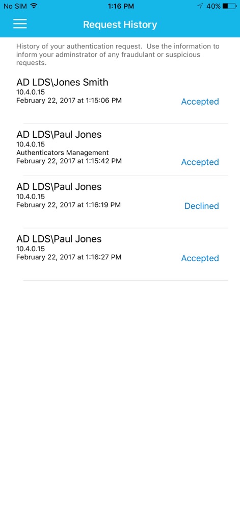 OT Advanced Authentication - Business App | MWM