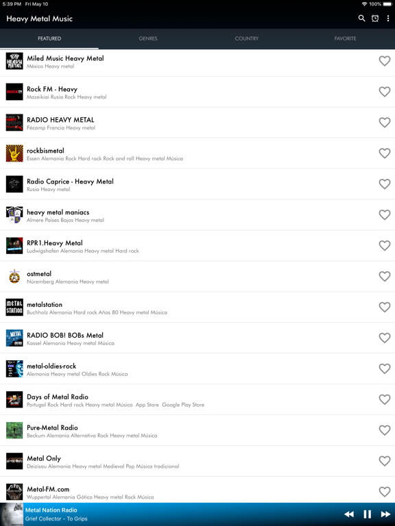 Screenshot #4 pour Heavy Metal Music Radio