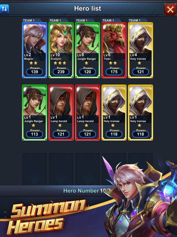 Screenshot #5 pour Armed Heroes 2: Abyss Clash