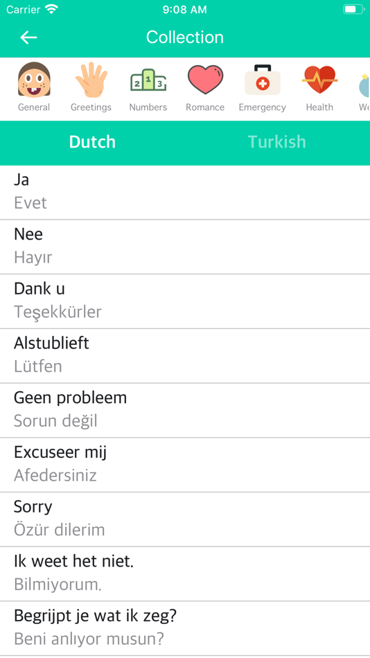 Dutch-Turkish Dictionary - 1.0 - (iOS)