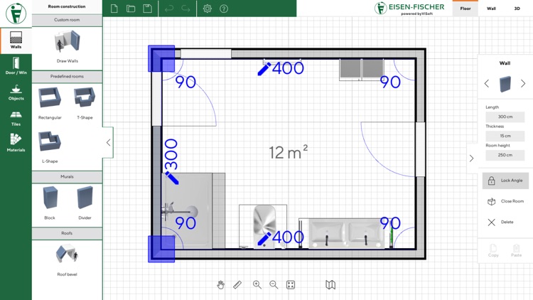 Eisen-Fischer AufmaßApp