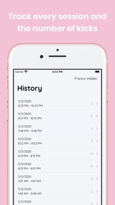 Screenshot #3 pour Babykix - Baby Kicks Counter