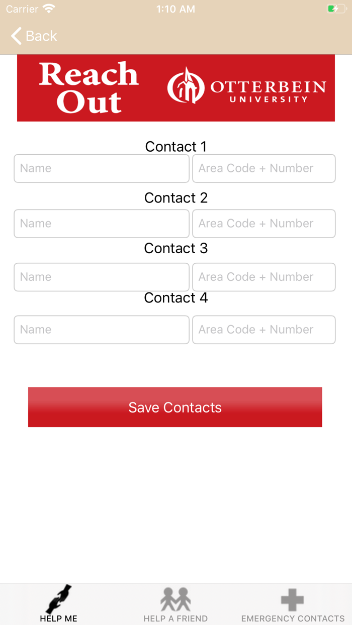 Otterbein Cardinals Reach Out