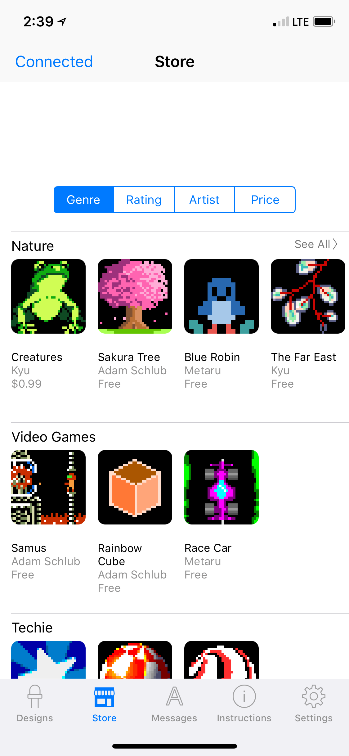 PIXEL LED ART